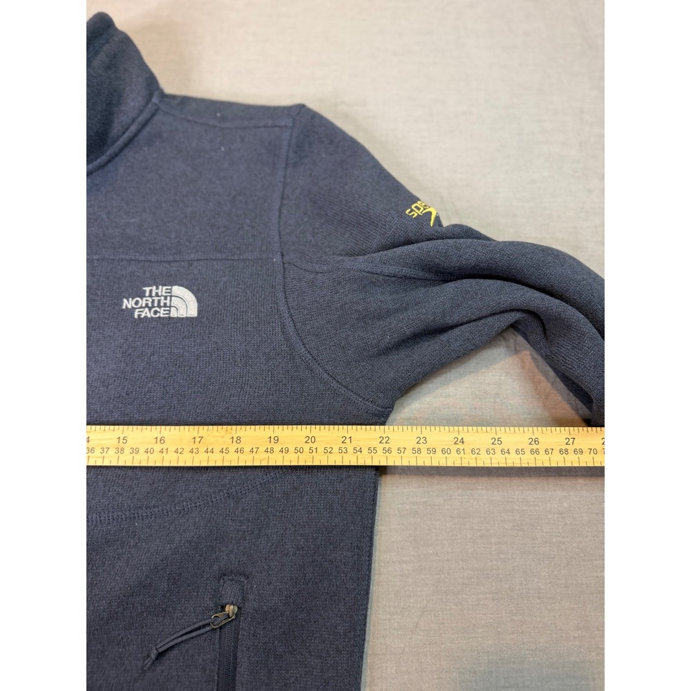The North Face Sweater Fleece Jacket Mens Medium Gray Excellent NCAP Speedo - Picture 4 of 14